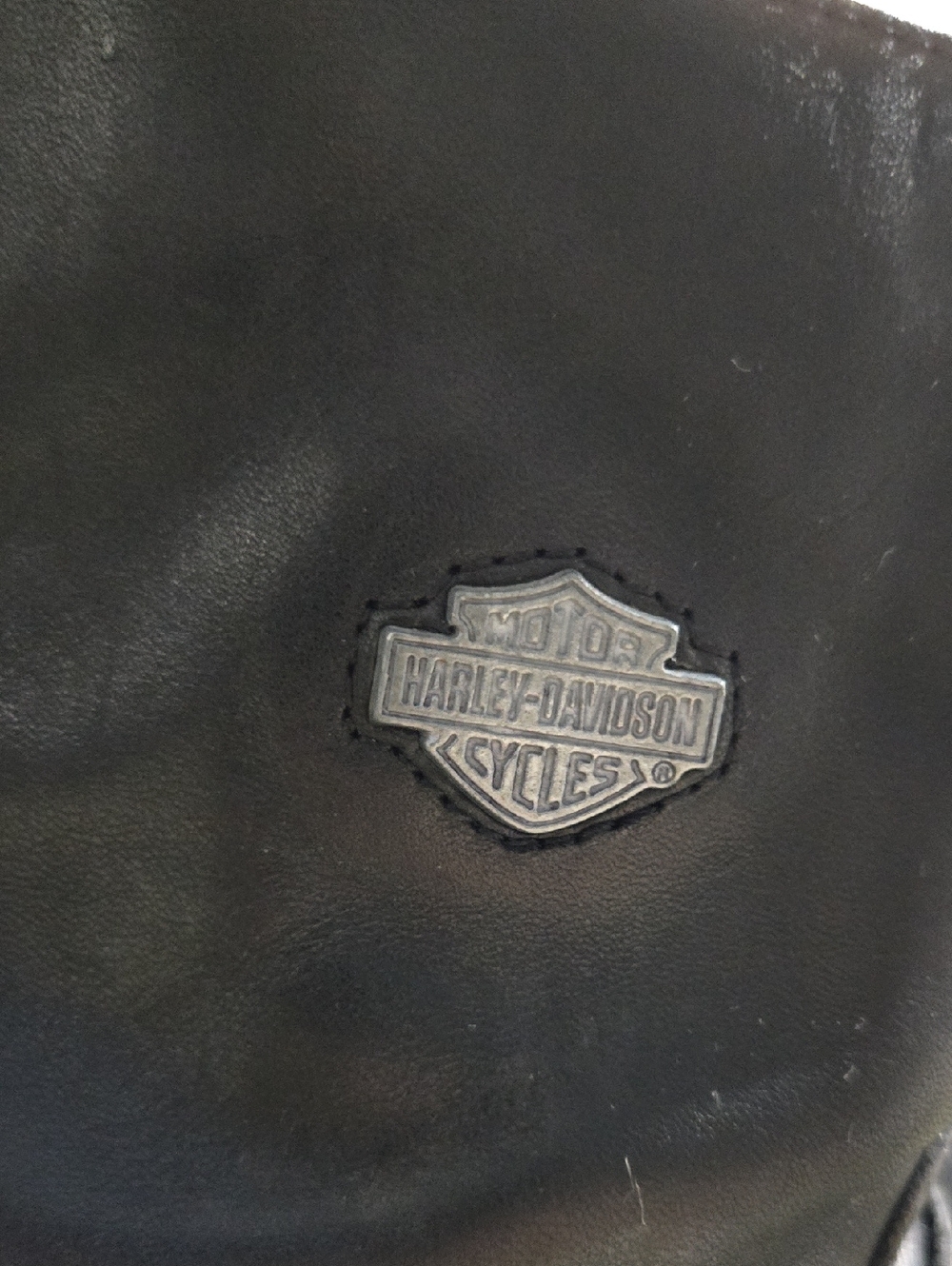 Harley-Davidson Black Studded Leather Harness Boots, Womans 7 - Picture 2 of 7